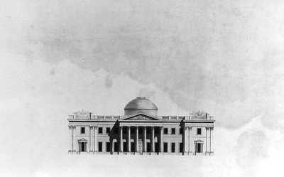 Elevation of Principal Front of a house by Benjamin Dean Wyatt