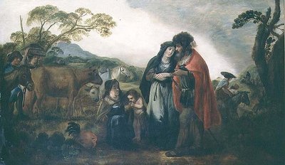 Laban and Rebecca by Benjamin Gerritsz. (after) Cuyp