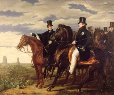 The Duke of Wellington describing the Field of Waterloo to King George IV by Benjamin Haydon