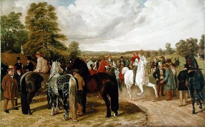 The Horse Fair, Southborough Common, after a painting by John Frederick Herring Snr. by Benjamin Herring