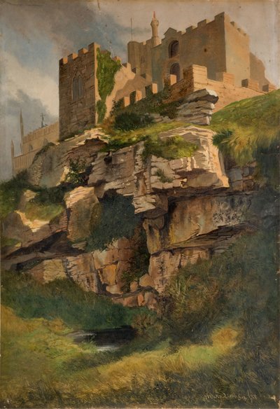 Cliffs at Marazion, Cornwall by Benjamin Johnson