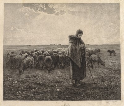 La Bergerie by Benjamin Louis Auguste Damman