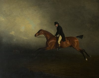 Archibald Kennedy, 12th Earl of Cassillis, later 1st Marquess of Ailsa, Riding a Match from Culzean to Glasgow by Benjamin Marshall