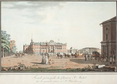 View of the Michael Palace in St. Petersburg by Benjamin Paterssen