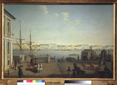 The English Embankment in Saint Petersburg by Benjamin Patersson