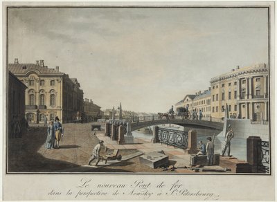 View of the Green Bridge in Saint Petersburg by Benjamin Patersson