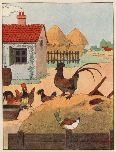 Illustration for Chantecler by Benjamin Rabier by Benjamin Rabier