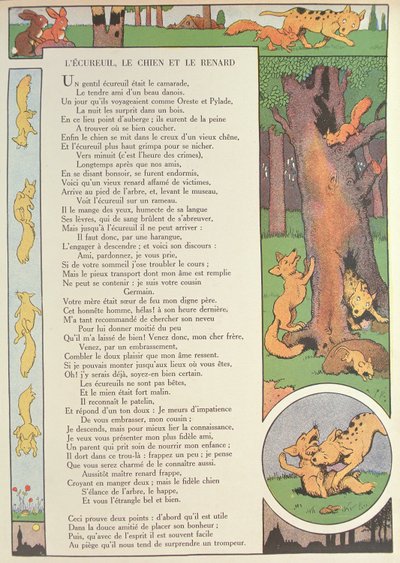 The Squirrel, the Dog and the Fox, from 