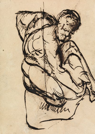 Figure Study of a Nude Male by Benjamin Robert Haydon