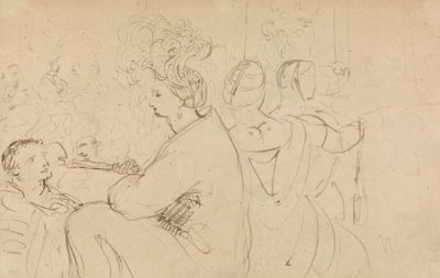 Study of Seated Figures by Benjamin Robert Haydon