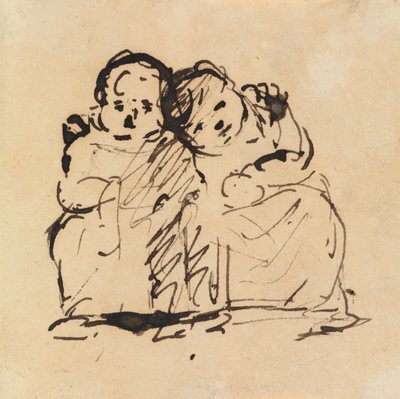 Study of Two Children by Benjamin Robert Haydon
