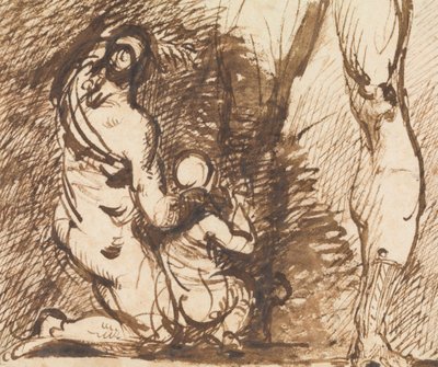 Study of Two Figures and Two Legs by Benjamin Robert Haydon