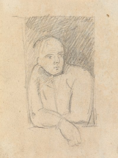 Study of a Figure Leaning out of a Window by Benjamin Robert Haydon