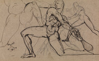Study of a Male Nude by Benjamin Robert Haydon