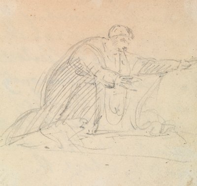 Study of a Man on His Knees by Benjamin Robert Haydon