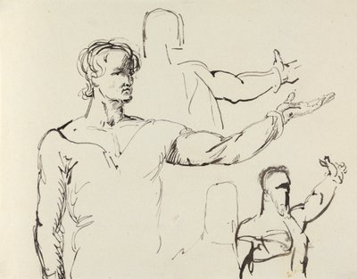 Study of a Man with Outstretched Arm by Benjamin Robert Haydon
