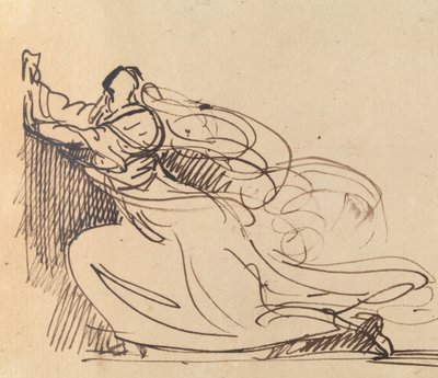 Study of a Woman Pleading on Her Knees by Benjamin Robert Haydon