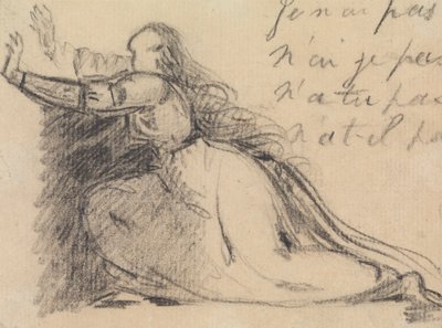 Study of a Woman Pleading on Her Knees by Benjamin Robert Haydon
