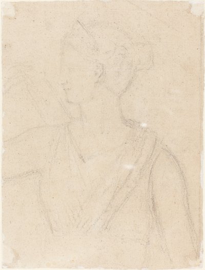 Study of the Statue of Diana in the Vatican (verso) by Benjamin Robert Haydon