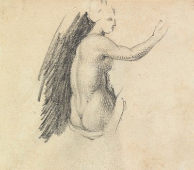Study of the Backside of a Nude Figure by Benjamin Robert Haydon