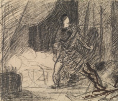 The Murder of Duncan - Macbeth with the Body (and Lady Macbeth Approaching) by Benjamin Robert Haydon