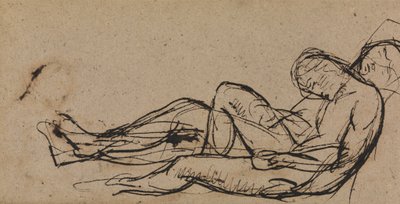 The Murder of Duncan - Study of Sleeping Grooms by Benjamin Robert Haydon