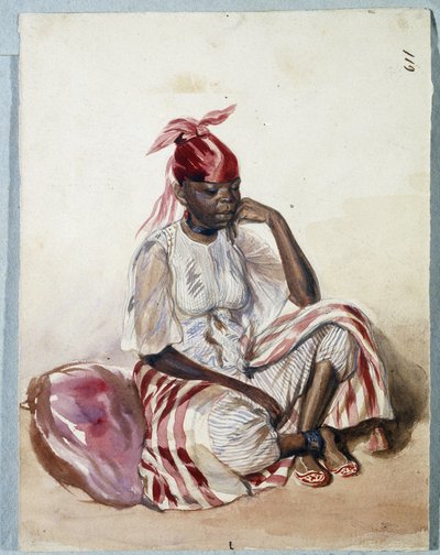 Negress in Costume by Benjamin Roubaud