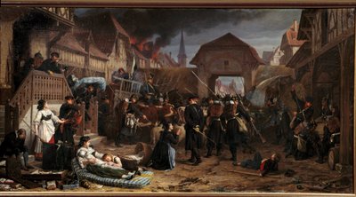 War of 1870: “The Requisitions at Reichshoffen” by Benjamin Ullmann