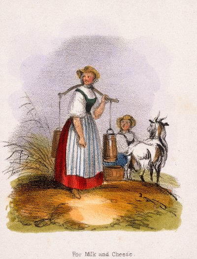 For Milk and Cheese, c1845 by Benjamin Waterhouse Hawkins