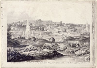 The Crystal Palace by Benjamin Waterhouse Hawkins