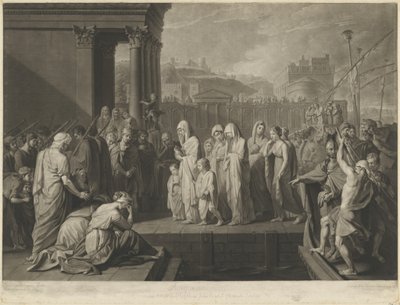 Agrippina Landing at Brindisi with the Ashes of Germanicus by Benjamin West