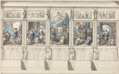 Design for a Wall of the Chapel of Revealed Religion by Benjamin West