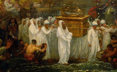 Joshua Passing the River Jordan with the Ark of the Covenant by Benjamin West