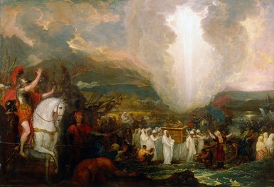 Joshua passing the River Jordan with the Ark of the Covenant, 1800 by Benjamin West