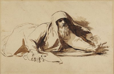 King David Rising after the Death of His Child by Benjamin West