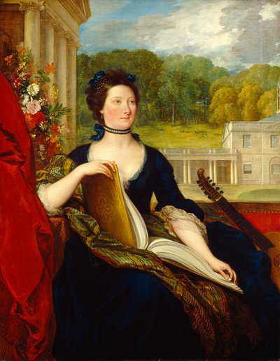 Maria Hamilton Beckford Mrs. William Beckford, 1799 by Benjamin West