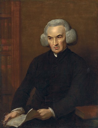 Portrait of Dr. Richard Price, holding a letter from Benjamin Franklin by Benjamin West