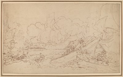 Study for The Battle of La Hogue by Benjamin West