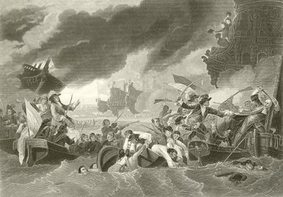The battle of La Hogue by Benjamin West