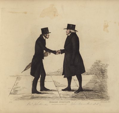Eminent Edinburghians, aka Modern Athenians, Rev John Hunter, MA, of the Tron Church, Rev Dr Brunton, his colleague, Professor of Hebrew, etc by Benjamin William Crombie