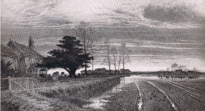 At eventide it shall be light, Bibbys Annual by Benjamin Williams (after) Leader
