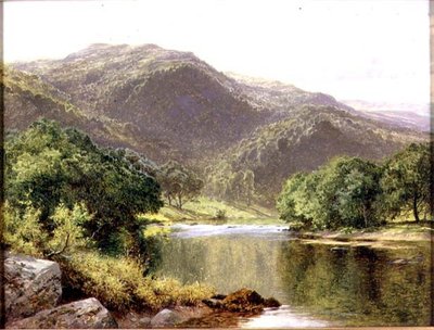 A River in North Wales by Benjamin Williams Leader