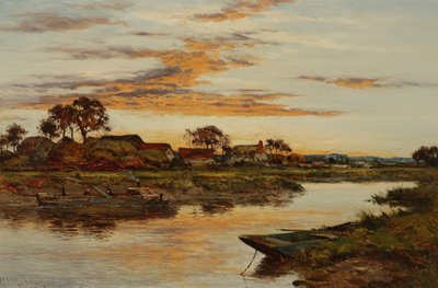 Evening on the Severn, 1897 by Benjamin Williams Leader