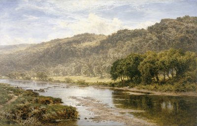 On the Llugwy below Capel Curig by Benjamin Williams Leader