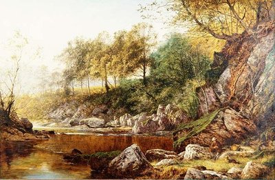 On the River Conway by Benjamin Williams Leader