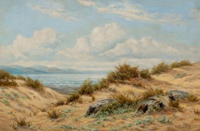 Sand dunes on the Conwy by Benjamin Williams Leader