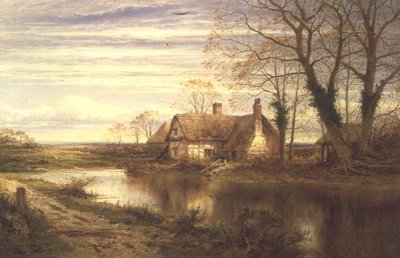 The Cottage by the River by Benjamin Williams Leader