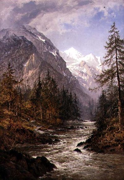 The Sheum from Rosenlaui by Benjamin Williams Leader