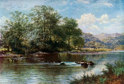 The Stream in Summer Time by Benjamin Williams Leader