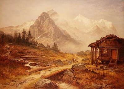 View from Zugspitze from Garmisch-Partenkirchen by Benjamin Williams Leader
